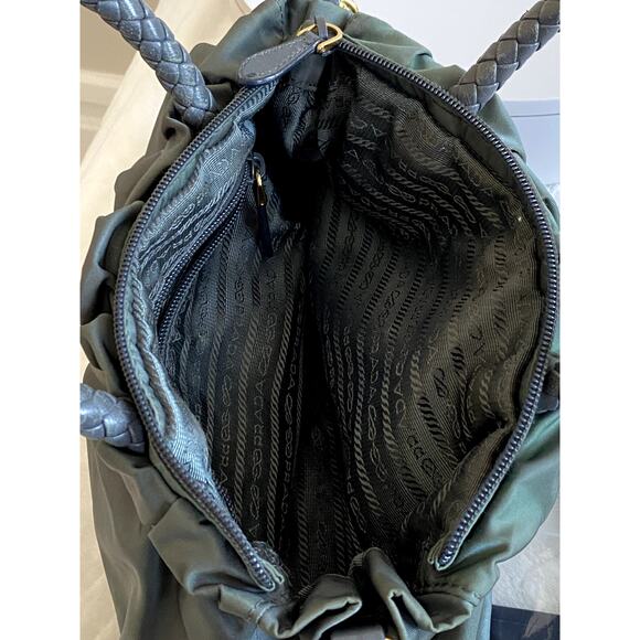 Prada BN1921 Tessuto Bow Ardesia Bag - Picture 3 of 11